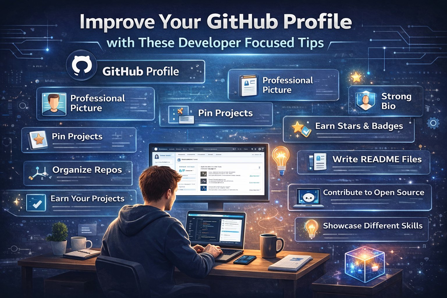GitHub Profile Tips for Developers (Complete Guide 2026 for Freshers)