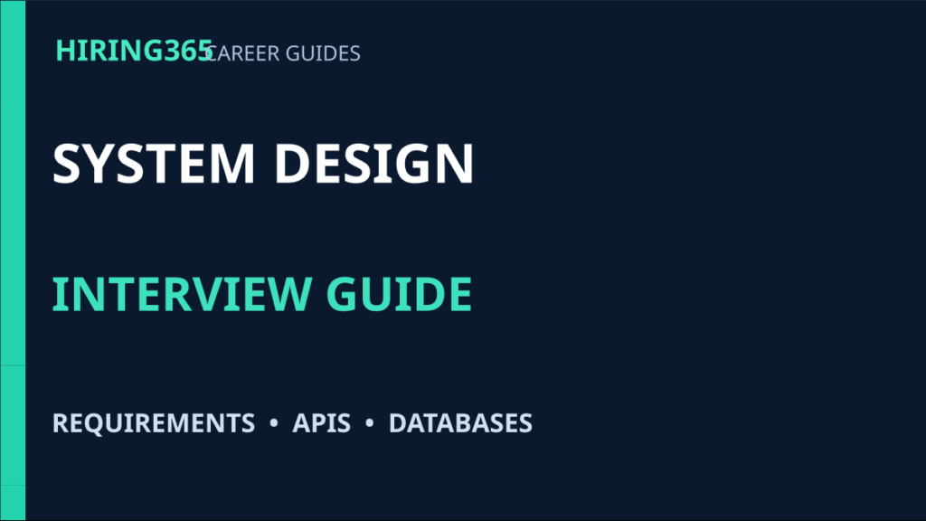 System Design Interview Guide for Freshers: A Practical Framework