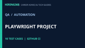 Playwright Automation Testing Project for Freshers: 10 Test Cases and CI