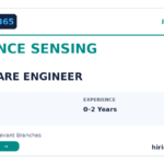 Advance Sensing Software Engineer Hiring Bengaluru | Python, Java, 0–2 Years